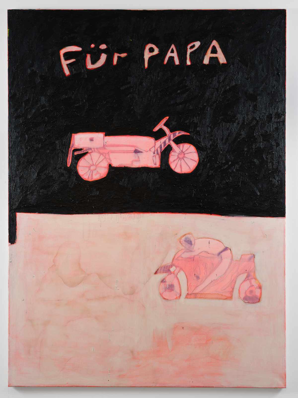 <i>you can do better</i>, 2021. mixed media on canvas, 74 3-4 x 55 1-8 in (190 x 140 cm)